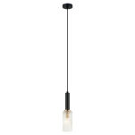 Lampa wisząca PEROLA PND-43309-1 BK+BR Italux Nowoczesna średnica 10 cm - 2