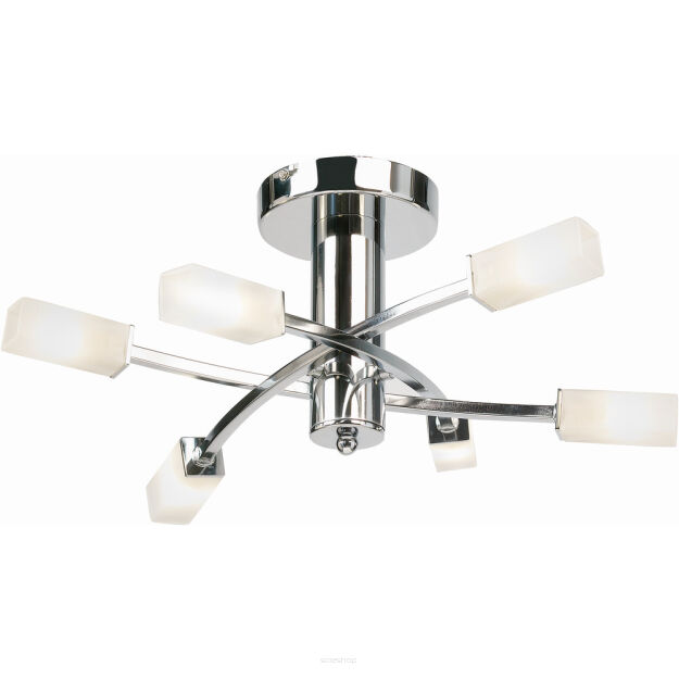Lampa sufitowa HAVANA chrom/biały ENDON LIGHTING 146-6CH