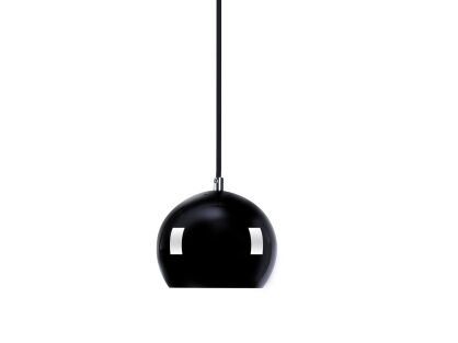 Lampa wisząca Noa 1 czarna/złota AZzardo PL-1020 BK/GO AZ1033   wykonana z metalu i aluminium w kolorze czarnym klosz kulisty