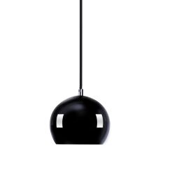 Lampa wisząca Noa 1 czarna/złota AZzardo PL-1020 BK/GO AZ1033   wykonana z metalu i aluminium w kolorze czarnym klosz kulisty