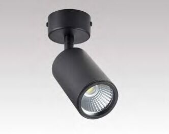 KINKIET ZUMA LINE TORI SL 3 BK Z ALUMINIUM MA KOLOR CZARNY REFLEKTOR GU10 W KSZTAŁCIE TUBY 