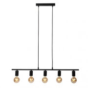 Lampa wisząca Odivela PND-0083-6-BL Italux retro