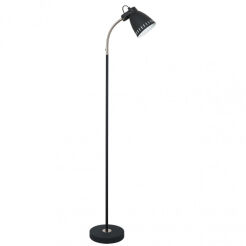 Lampa podłogowa FASTELLO ML-HN3093-BK+S.NICK Italux INDUSTRIALNA LOFTOWA W KOLORZE GRAFITOWYM E27