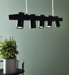 Lampa wisząca TORINO 5L Czarny 107784 - 3