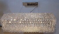 Lampa wisząca Roma AZzardo AZ1510 dekoracyjna kryształki prostokąt - 2