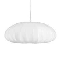 Lampa wisząca MIST 107940 Markslojd Nowoczesna minimalistyczna biała średnica 54 cm