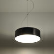Elegancka Lampa Sufitowa Koło Wisząca ARENA 35  SL. 0115 klosz z tworzywa sztucznego w kolorze czarnym w kształcie walca - 2