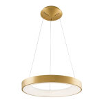 Lampa wisząca GIULIA 5304-850RP-GD-3 Italux okrągły MODNY ZŁOTY SZCZOTKOWANY KOLOR ŚREDNICA 60 CM LED nowoczesny - 3