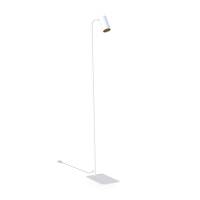 Lampa podłogowa Mono GU10 biało/złota 120cm 7714