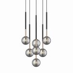 Lampa wisząca ARCTURUS czarna zwisy 7x G9- P0574-07F-SDFZ Zuma Line - 2