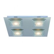 Plafon Peppe C0509A CLEAR Italux  chromowane metalowe elementy 