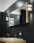 Lampa łazienkowa kinkiet TANZA AZ3361 Azzardo chrome 2 okrągłe klosze  - 2