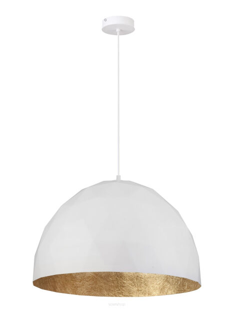 Lampa wisząca DIAMENT L 31369 SIGMA BIAŁO ZŁOTA 50 CM