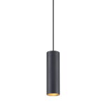 Lampa wisząca STALA/Z 010 L ELKIM  Nowoczesna tuba czarna biała lub złota wysokość 20 cm GU10  - 2