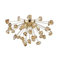 Lampa sufitowa plafon STAR C0539-06A-F7DY Zuma Line szklany 6x G9 złoty