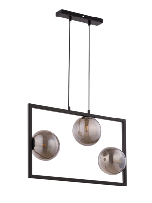 Lampa wisząca COSMIC 32121 SIGMA 3 szare kosze