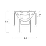  KINKIET LAMPA WEWNĘTRZNA (KINKIET) ZUMA LINE AMEDEO WALL 17106/2W-CHR - 2