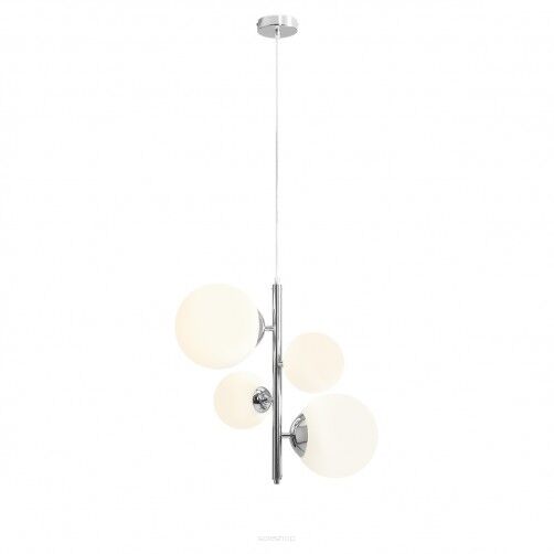 Lampa wisząca BLOOM 4 CHROM chromowana 4 kule ALDEX 1091L4