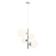 Lampa wisząca BLOOM 4 CHROM chromowana 4 kule ALDEX 1091L4
