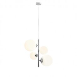 Lampa wisząca BLOOM 4 CHROM chromowana 4 kule ALDEX 1091L4