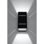 Kinkiet BLOCCO Czarny SOLLUX  Lampa Ścienna NOWOCZESNY stal  SL.0478 metalowa lampa LED - 2