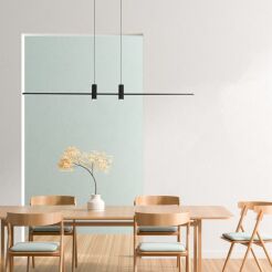 LAMPA WISZĄCA AZZARDO AZ5447 GERARDO PENDANT CCT DIMM BK + REMOTE CONTROL