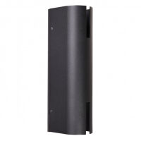 Kinkiet zewnętrzny ROVIGO 602/BK-9 Italux Czarna tuba LED 16W IP54  WYSOKOŚĆ 24 CM 