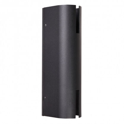 Kinkiet zewnętrzny ROVIGO 602/BK-9 Italux Czarna tuba LED 16W IP54  WYSOKOŚĆ 24 CM 