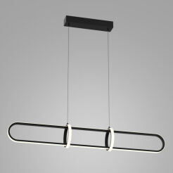 Lampa wisząca CERRILA PND-29772750-1A-BK Italux NOWOCZESNA MINIMALISTYCZNA LED 3000K CZARNA