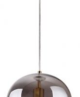 Lampa wisząca MAXlight Zimba smoky 1xE27 60W P0301 elegancka wykonana z metalu w kolorze mosiądzu i szła 