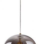Lampa wisząca MAXlight Zimba smoky 1xE27 60W P0301 elegancka wykonana z metalu w kolorze mosiądzu i szła 