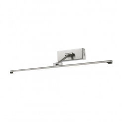 Kinkiet GARRIX  Italux  W KSZTAŁCIE LISTWY DŁ. 47,5 CM W KOLORZE NIKLU SATYNOWEGO LED 3000K