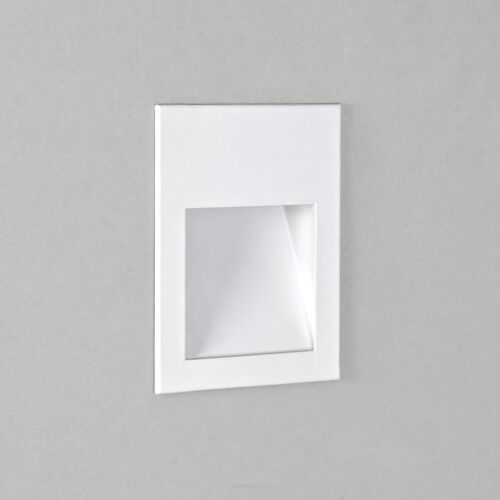 Lampa schodowa wpuszczana Borgo 54 2700k- Astro 7545 1212033 IP65 LED  z dodatkowym szkłem ochronnym biała