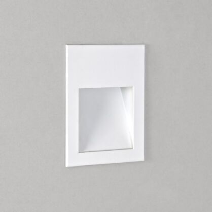 Lampa schodowa wpuszczana Borgo 54 2700k- Astro 7545 1212033 IP65 LED  z dodatkowym szkłem ochronnym biała