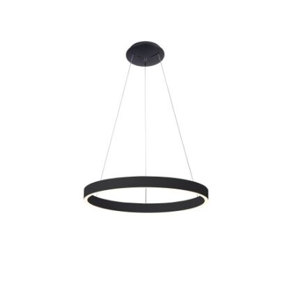 Lampa wisząca ANDREA 100 3000K DIMM (25W+65W) BK czarna Azzardo AZ5102