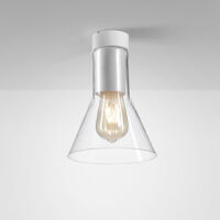 Plafon MODERN GLASS Flared TP E27 Aquaform 40405 klosz ze szkła nowoczesny