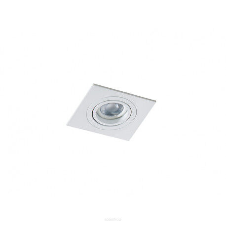 Lampa wpuszczana kwadrat nowoczesna CARO S Azzardo biała