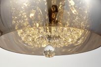 Lampa wisząca DISPOSA LUMINA DECO LDP 7018-400 (CHR) Dymione szkło koraliki - 3