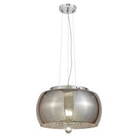 Lampa wisząca DISPOSA LUMINA DECO LDP 7018-400 (CHR) Dymione szkło koraliki