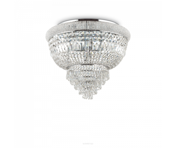 Plafon Dubai PL6 207186 KLASYCZNY IP20 E27 metal Ideal Lux OPRAWA W STYLU KLASYCZNYM