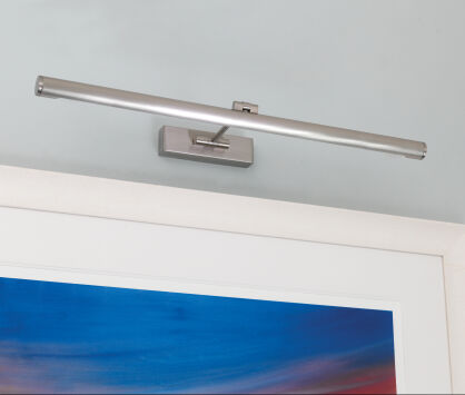 Lampa nad obraz lustro galeryjka GOYA LED 760 0875 nowoczesna 76 cm nikiel matowy 1115009
