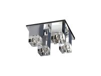 Plafon Box 4 AZzardo AZ0178 wykonana z metalu oraz transparentnego szkła - 2