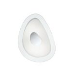 Plafon GEKO PL2 D30 CHROM Ideal Lux  010861 chromowana rama klosz przezroczysty w środku natomiast biały centralna część jest w kolorze chromu - 2