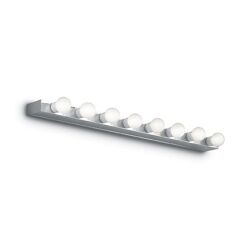 Kinkiet Prive' AP8 Ideal Lux 045634  korpus wykonany z  metalu wykończonego w chromie żarówki typu E14