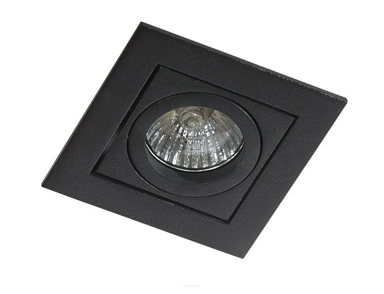 Lampa sufitowa wpuszczana nowoczesna czarna Paco 1 AZzardo GM2103 BK AZ0797