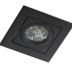 Lampa sufitowa wpuszczana nowoczesna czarna Paco 1 AZzardo GM2103 BK AZ0797