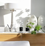 Lampa stołowa BOW BOW T02114BR Cosmo Light elegancka marmurowa podstawa  - 6