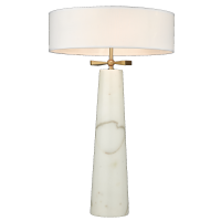 Lampa stołowa BOW BOW T02114BR Cosmo Light elegancka marmurowa podstawa 