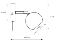 Kinkiet POP 1L GU10 108985 Markslojd zielony Ø10cm - 2