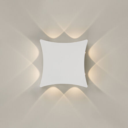 Kinkiet zewnętrzny Pensa PL-562-8 Italux Elewacyjny LED biały IP54